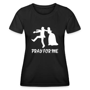 Wedding Bride Groomsmen Groom - Frauen Funktions-T-Shirt - Schwarz - Vorne - AI Model Female 172 light (172cm)