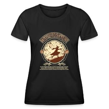 Gothic Hexen Geschenkidee okkulter - Frauen Funktions-T-Shirt - Schwarz - Vorne - AI Model Female 172 light (172cm)