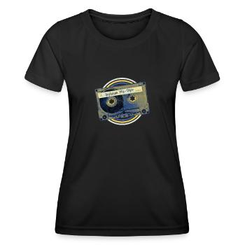 Dortmunder Discothek 80er 90er Wave-Musik Orpheum - Frauen Funktions-T-Shirt - Schwarz - Vorne - AI Model Female 172 light (172cm)