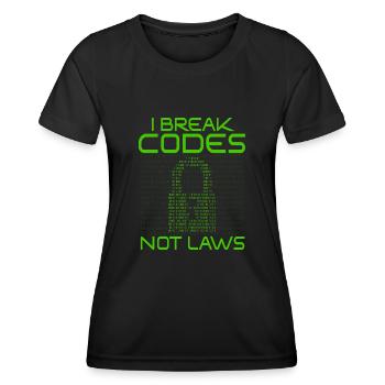 Ethical Hacker Cybersecurity Expertise - Women's Functional T-Shirt - black - Front - AI Model Female 172 light (172cm)