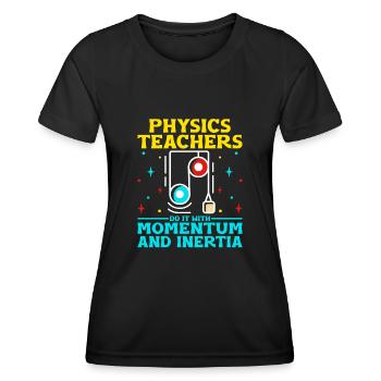 Science Teacher School Teacher Biology Chemistry P - Women's Functional T-Shirt - black - Front - AI Model Female 172 light (172cm)