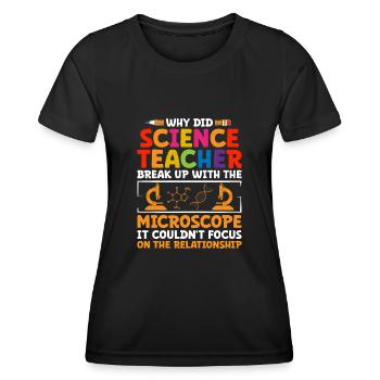 Naturwissenschaftliches Lehramt Lehramt Biologie Chemie P - Frauen Funktions-T-Shirt - Schwarz - Vorne - AI Model Female 172 light (172cm)