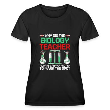 Science Teacher School Teacher Biology Chemistry P - Women's Functional T-Shirt - black - Front - AI Model Female 172 light (172cm)