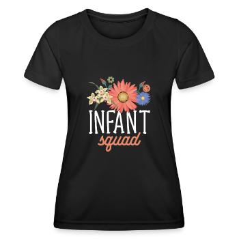 Kindergarten Teacher Daycare Center Educator - Women's Functional T-Shirt - black - Front - AI Model Female 172 light (172cm)