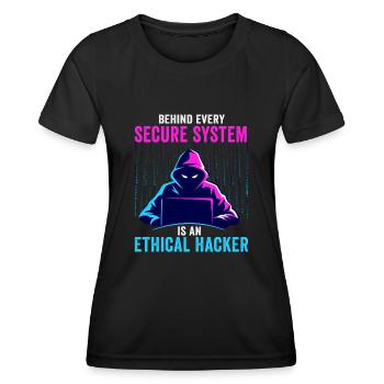 Ethical Hacker Cybersecurity Expertise - Women's Functional T-Shirt - black - Front - AI Model Female 172 light (172cm)