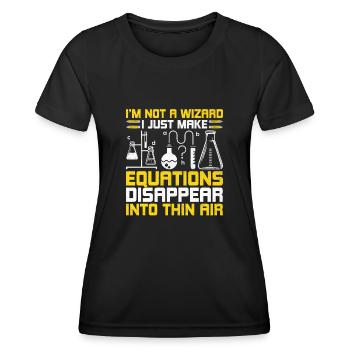 Science Teacher School Teacher Biology Chemistry P - Women's Functional T-Shirt - black - Front - AI Model Female 172 light (172cm)