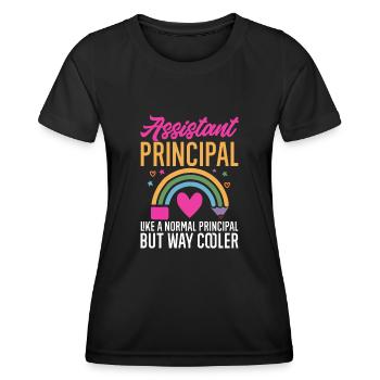 Deputy Principal - Women's Functional T-Shirt - black - Front - AI Model Female 172 light (172cm)
