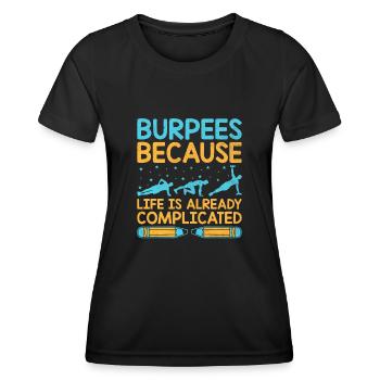 Physical Education Teacher PE Teachers School Spor - Women's Functional T-Shirt - black - Front - AI Model Female 172 light (172cm)
