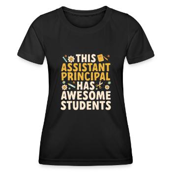 Deputy Principal - Women's Functional T-Shirt - black - Front - AI Model Female 172 light (172cm)