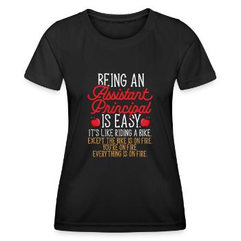 Deputy Principal - Women's Functional T-Shirt - black - Front - AI Model Female 172 light (172cm)