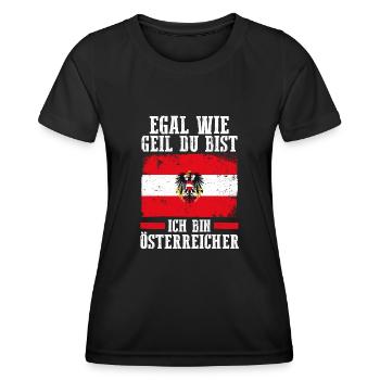 Austrians Austria - Women's Functional T-Shirt - black - Front - AI Model Female 172 light (172cm)