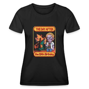 Lustige Sprüche Jahre 29. Geburtstag - Frauen Funktions-T-Shirt - Schwarz - Vorne - AI Model Female 172 light (172cm)
