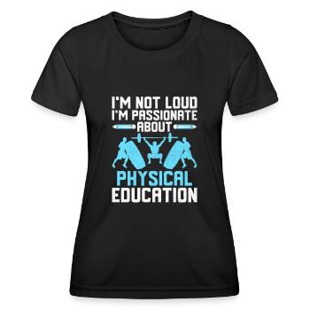 Sportlehrer Sportlehrer Schullehrer - Frauen Funktions-T-Shirt - Schwarz - Vorne - AI Model Female 172 light (172cm)