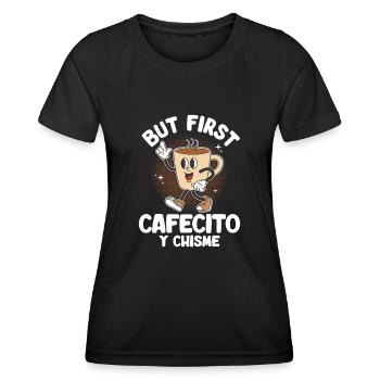 Cafecito Spanish Coffee - Women's Functional T-Shirt - black - Front - AI Model Female 172 light (172cm)