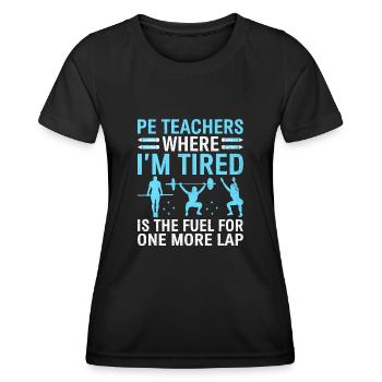 Sportlehrer Sportlehrer Schullehrer - Frauen Funktions-T-Shirt - Schwarz - Vorne - AI Model Female 172 light (172cm)