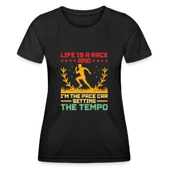 Sportlehrer Sportlehrer Schullehrer - Frauen Funktions-T-Shirt - Schwarz - Vorne - AI Model Female 172 light (172cm)