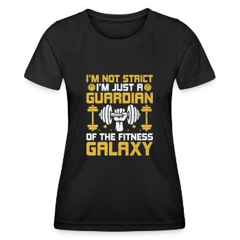 Professeur d’éducation physique Professeurs d’éducation physique École Spor - T-shirt sport Femme - noir - Devant - AI Model Female 172 light (172cm)