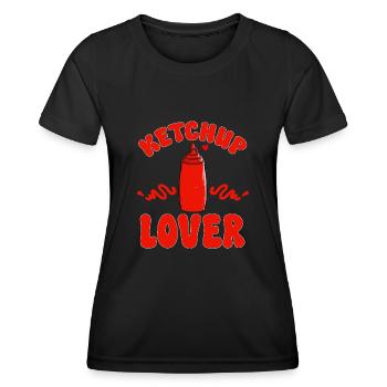 Ketchup Tomato ketchup - Women's Functional T-Shirt - black - Front - AI Model Female 172 light (172cm)