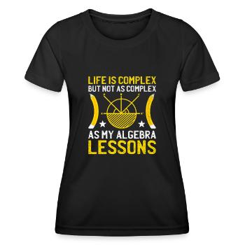 Mathelehrer Schullehrer Lustige Mathelehrer S - Frauen Funktions-T-Shirt - Schwarz - Vorne - AI Model Female 172 light (172cm)