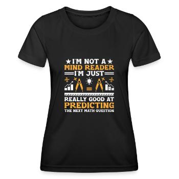 Mathelehrer Schullehrer Lustige Mathelehrer S - Frauen Funktions-T-Shirt - Schwarz - Vorne - AI Model Female 172 light (172cm)