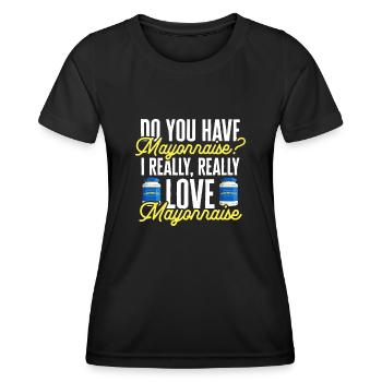 Mayonnaise - Women's Functional T-Shirt - black - Front - AI Model Female 172 light (172cm)