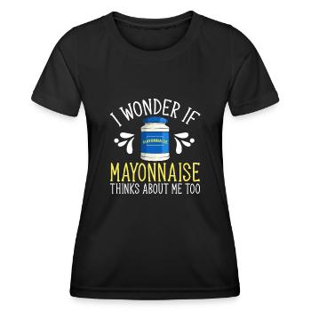 Mayonnaise - Women's Functional T-Shirt - black - Front - AI Model Female 172 light (172cm)