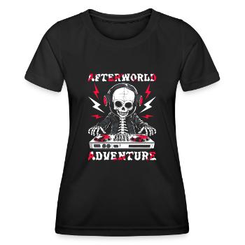 Sound Engineer Sound Engineer Skeleton - Women's Functional T-Shirt - black - Front - AI Model Female 172 light (172cm)