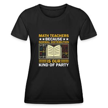 Mathelehrer Schullehrer Lustige Mathelehrer S - Frauen Funktions-T-Shirt - Schwarz - Vorne - AI Model Female 172 light (172cm)