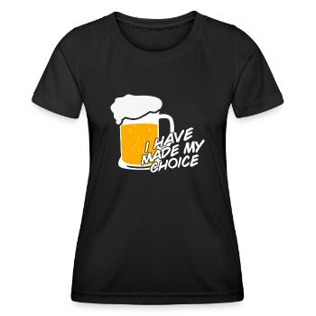 Beer Home Brewery Brewing - Women's Functional T-Shirt - black - Front - AI Model Female 172 light (172cm)