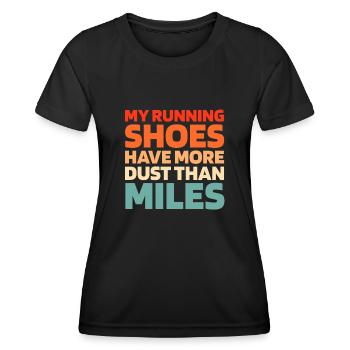Schwarzer Humor Funny Quote Saying - Frauen Funktions-T-Shirt - Schwarz - Vorne - AI Model Female 172 light (172cm)