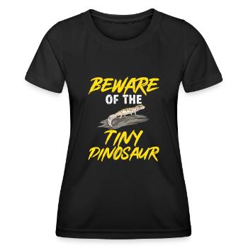 Leopard Gecko Reptile Pet Gecko - Women's Functional T-Shirt - black - Front - AI Model Female 172 light (172cm)