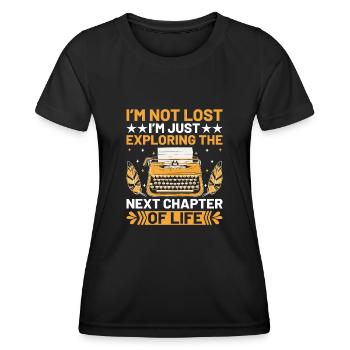 Literature Teacher School Teacher Funny Teachers S - Women's Functional T-Shirt - black - Front - AI Model Female 172 light (172cm)