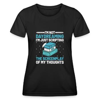 Literature Teacher School Teacher Funny Teachers S - Women's Functional T-Shirt - black - Front - AI Model Female 172 light (172cm)