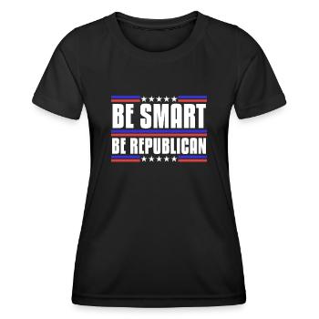 Republicans Conservative Republican Vote - Frauen Funktions-T-Shirt - Schwarz - Vorne - AI Model Female 172 light (172cm)