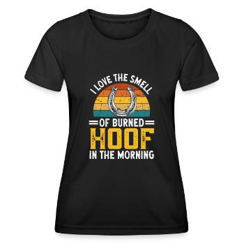 Farrier Horseshoe Horseshoeing - Women's Functional T-Shirt - black - Front - AI Model Female 172 light (172cm)