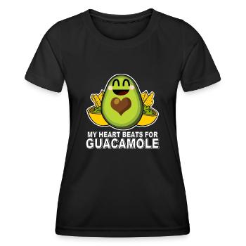 Guacamole Avocado Tortilla Chips - Women's Functional T-Shirt - black - Front - AI Model Female 172 light (172cm)