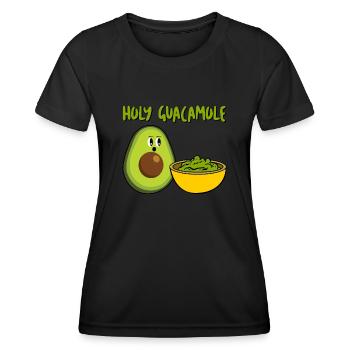 Avocado Tortilla Chips Guacamole - Women's Functional T-Shirt - black - Front - AI Model Female 172 light (172cm)