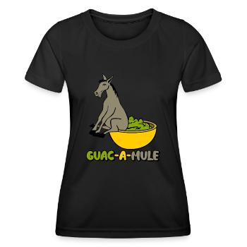 Mule Guacamole Tortilla Chips Avocado - Frauen Funktions-T-Shirt - Schwarz - Vorne - AI Model Female 172 light (172cm)