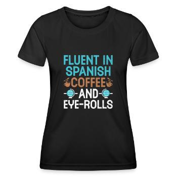 Foreign Language Teacher School Languages Teachers - Women's Functional T-Shirt - black - Front - AI Model Female 172 light (172cm)