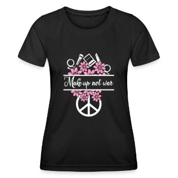 Face Mask Skin Care Sunscreen Serum - Women's Functional T-Shirt - black - Front - AI Model Female 172 light (172cm)