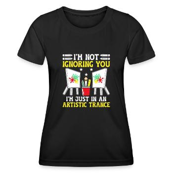 Kunstlehrer Schullehrer Lustige Kunstlehrer Scho - Frauen Funktions-T-Shirt - Schwarz - Vorne - AI Model Female 172 light (172cm)