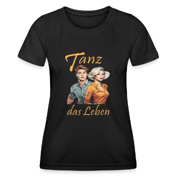 COUPLE Dance Life - Women's Functional T-Shirt - black - Front - AI Model Female 172 light (172cm)