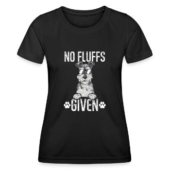Schnauzer nain Chien Schnauzer - T-shirt sport Femme - noir - Devant - AI Model Female 172 light (172cm)