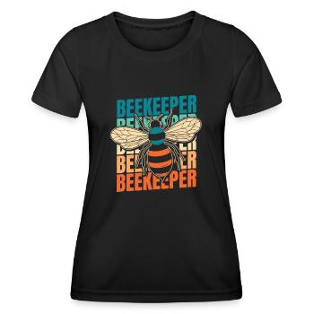 Beekeepers Beekeepers - Women's Functional T-Shirt - black - Front - AI Model Female 172 light (172cm)