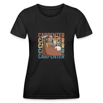 Charpentier, Charpentier, Charpentier - T-shirt sport Femme - noir - Devant - AI Model Female 172 light (172cm)