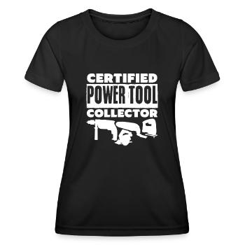 Tool Guy Craftsman Power Tools - Women's Functional T-Shirt - black - Front - AI Model Female 172 light (172cm)