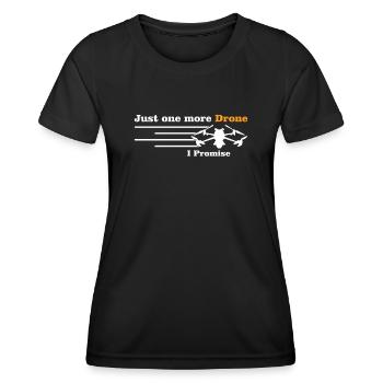 Drones Quadcopter FPV Drone - Women's Functional T-Shirt - black - Front - AI Model Female 172 light (172cm)