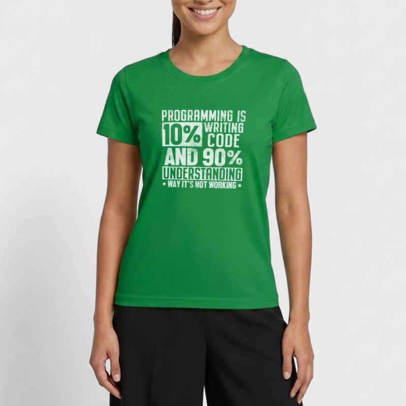 Programming Funny Software Engineer Computer Women's Functional T-Shirt
