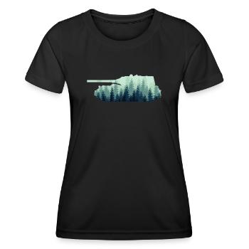 Combat Tank Tank Driver - Women's Functional T-Shirt - black - Front - AI Model Female 172 light (172cm)