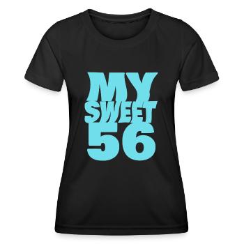 Sucré 56 - T-shirt sport Femme - noir - Devant - AI Model Female 172 light (172cm)